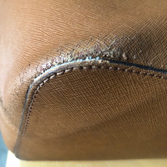 Michael Kors Jet Set large  saffiano leather  bag tote purse - Picture 6 of 10